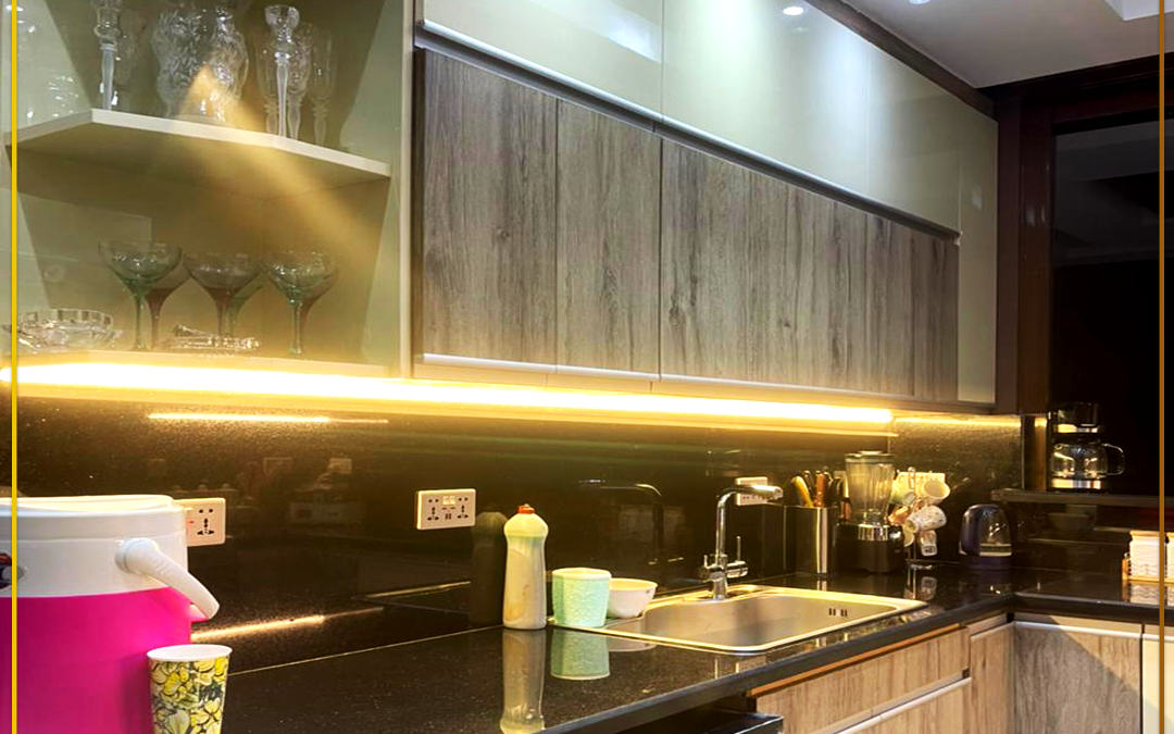مطبخ بولى لاك و اتش بى ال – Polylac kitchen & HPL